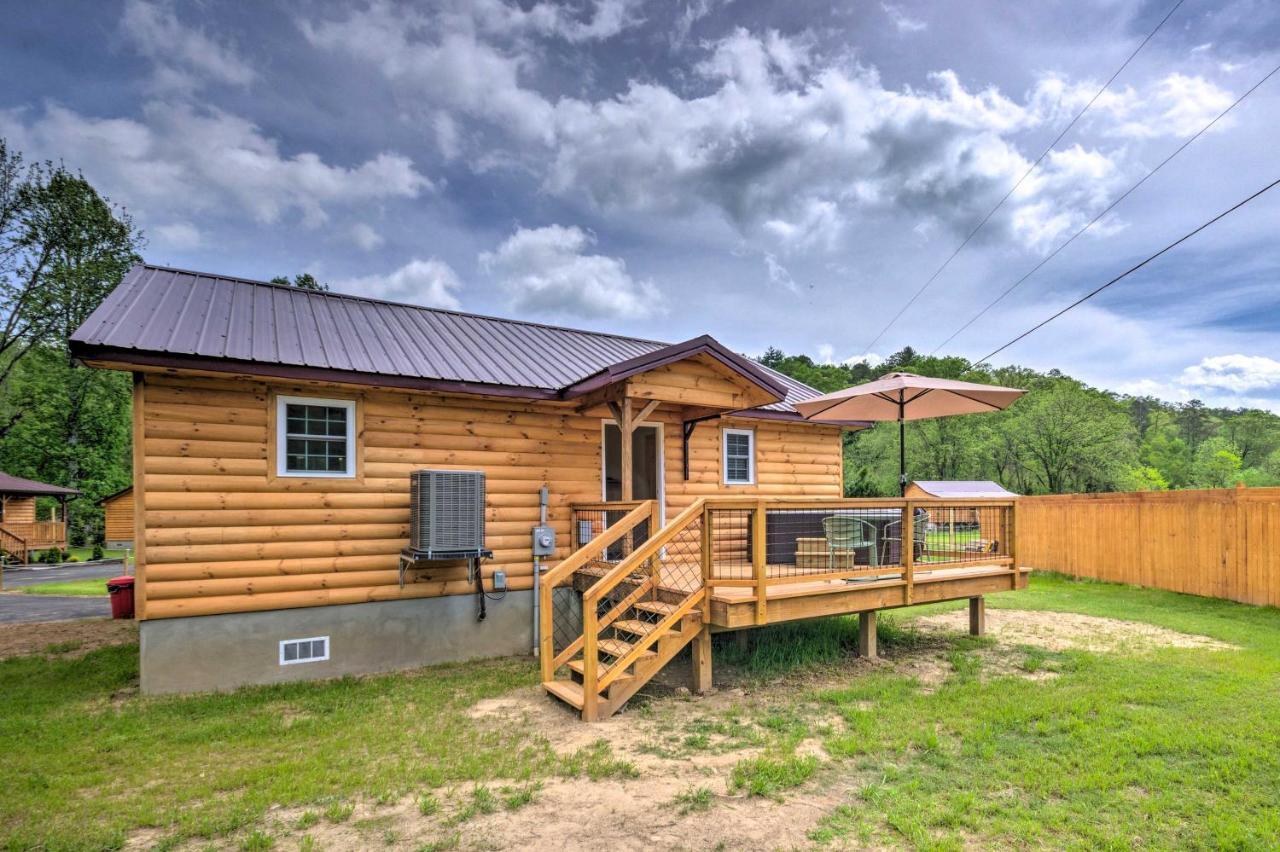 Cozy Cabin On Tuckasegee River - Near Bryson City Zewnętrze zdjęcie